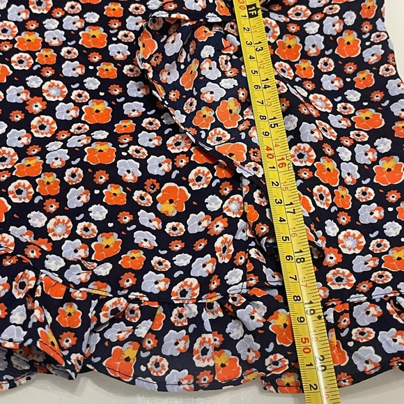 Madison Jules Floral Fluffer Sleeveless V Neck Top Blouse Size S - Picture 8 of 14